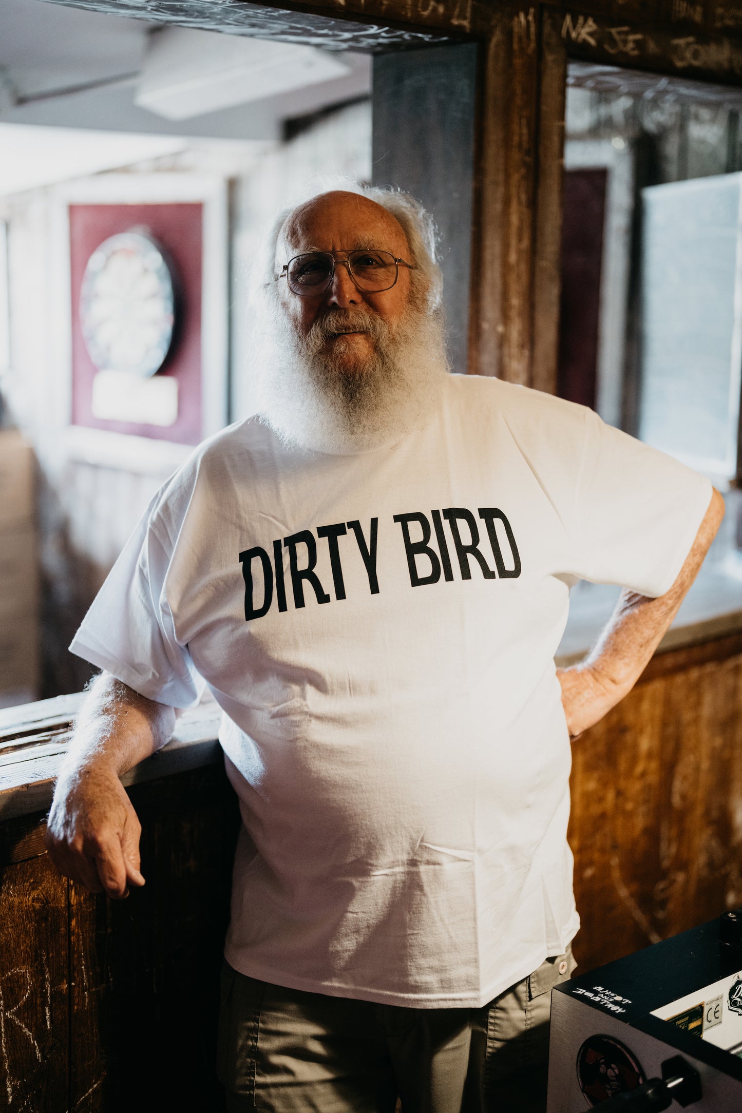 Dirty Bird T-shirt in white